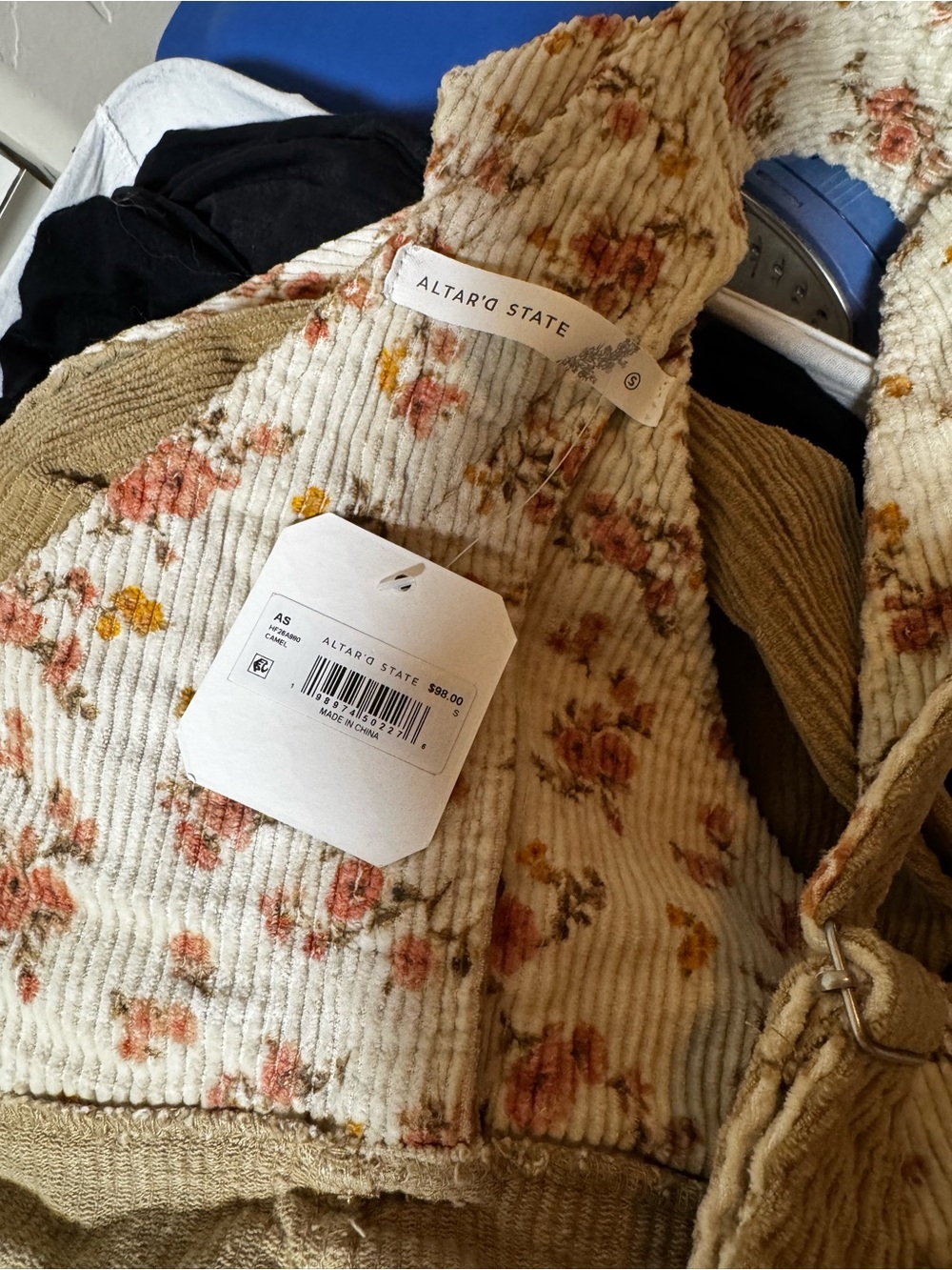New with tags Altar’d State Danielle Corduroy Overalls - Picture 10 of 10